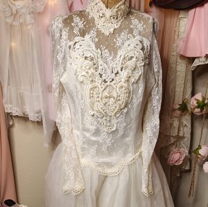 ♡ ️SOLD rare jessica mcclintock wedding/formal gown ♡